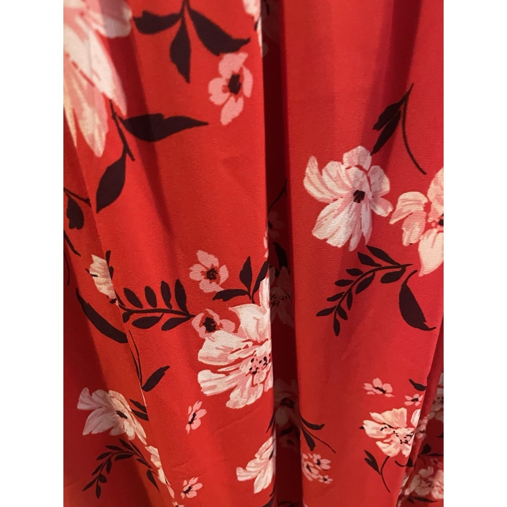 Candies Floral Maxi Dress Lace Corset Front Slit Cottagecore M - Picture 7 of 10